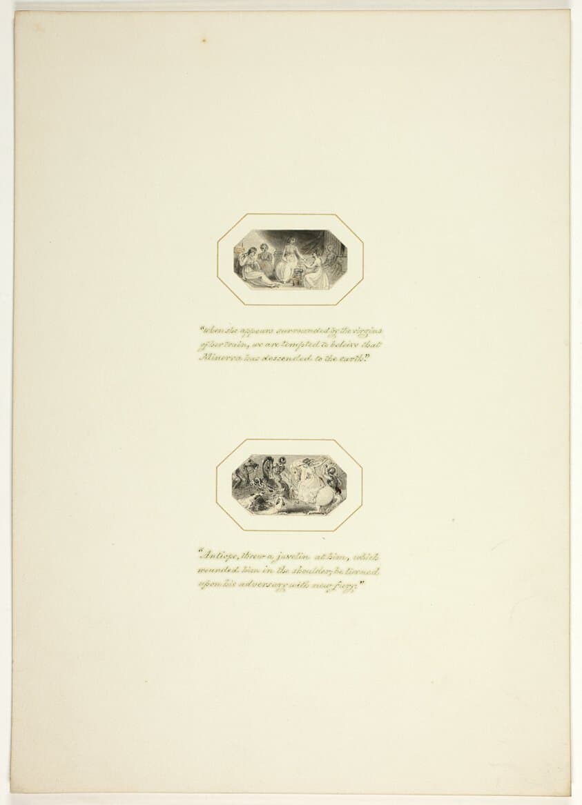 Study for a plate from Telemachus — Thomas Stothard