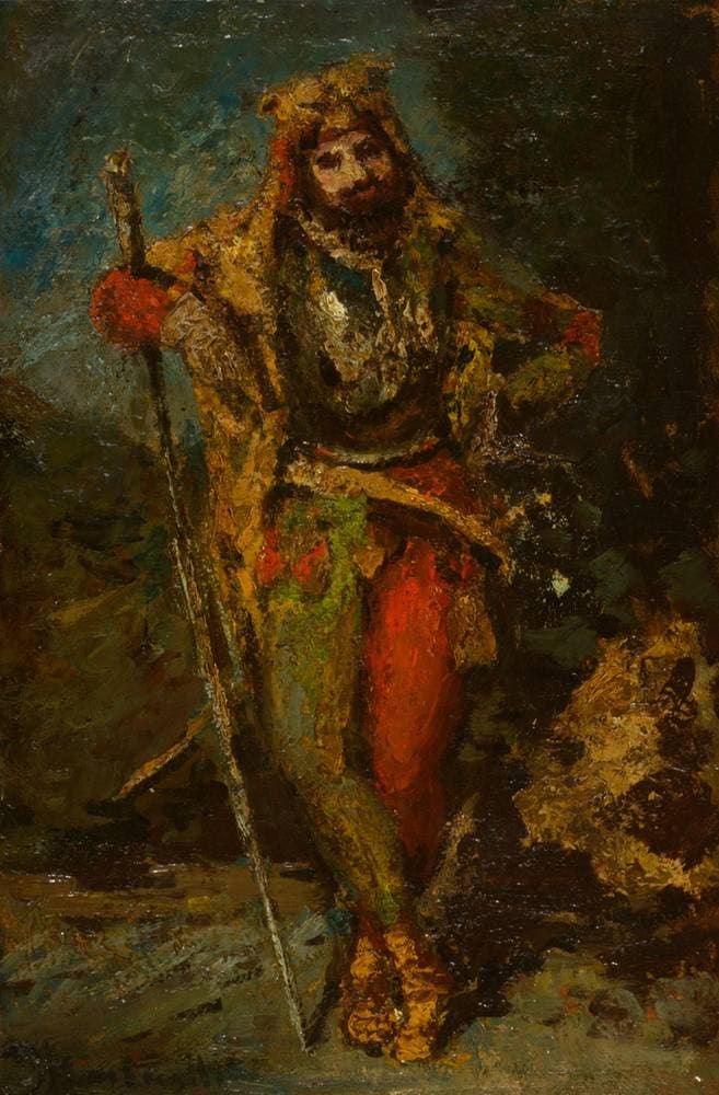 Mephisto from the Opera Faust — Adolphe Monticelli