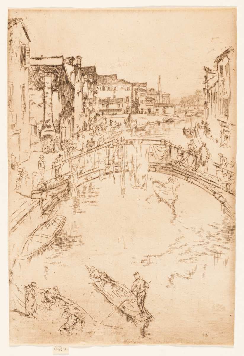 The Bridge, Santa Marta — James Abbott McNeill Whistler