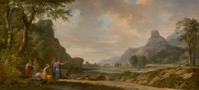 Mount Athos Carved as a Monument to Alexander the Great — Pierre-Henri de Valenciennes