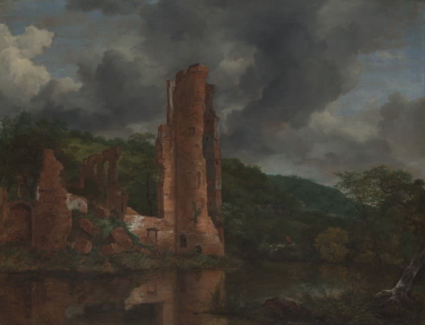 Landscape with the Ruins of the Castle of Egmond — Jacob van Ruisdael