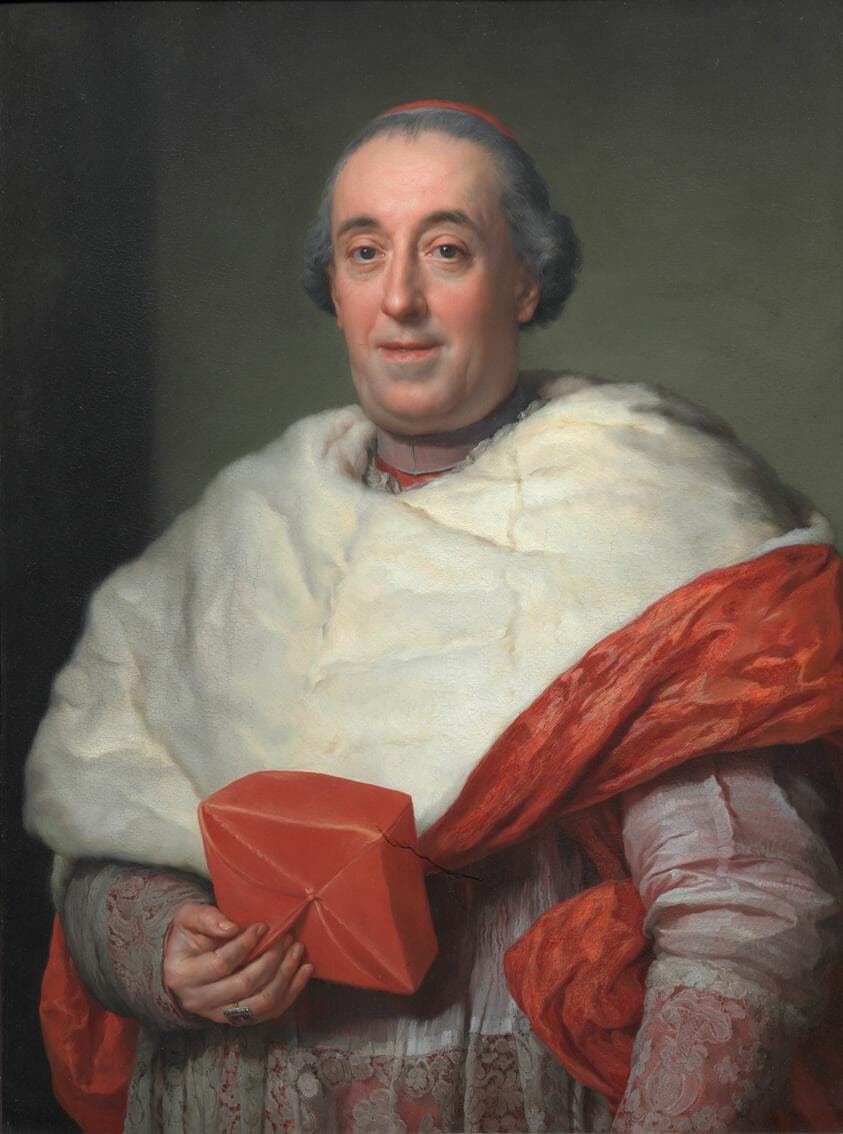 Portrait of Cardinal Zelada — Anton Raphael Mengs