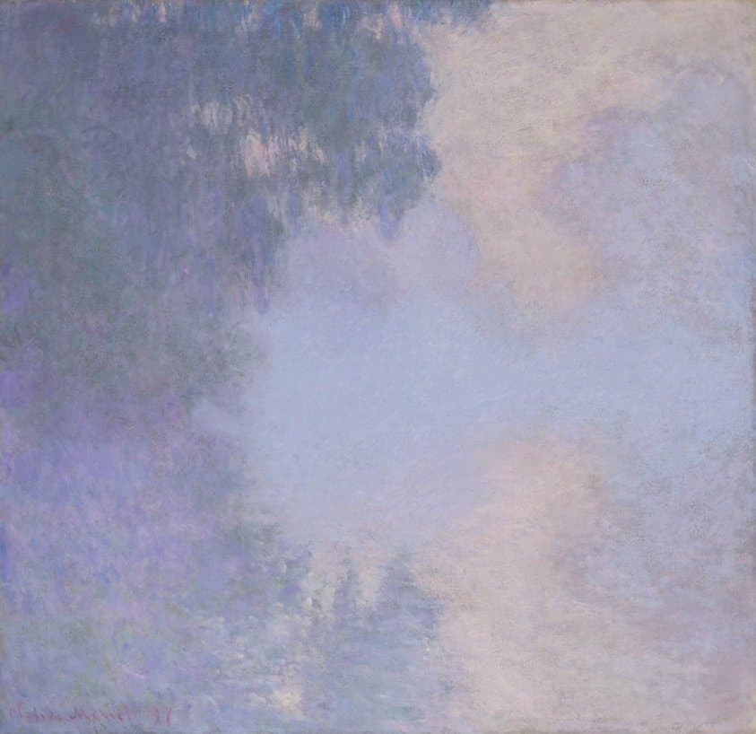 Branch of the Seine near Giverny (Mist) — Claude Monet