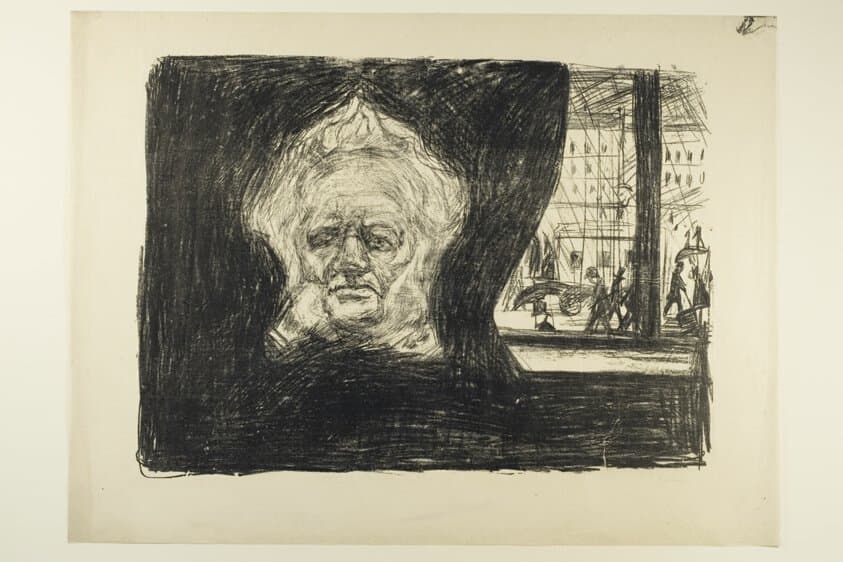 Henrik Ibsen at the Grand Café — Edvard Munch