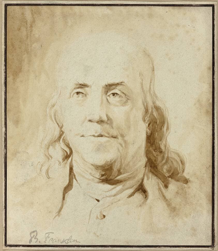 Benjamin Franklin — Jean-Honoré Fragonard