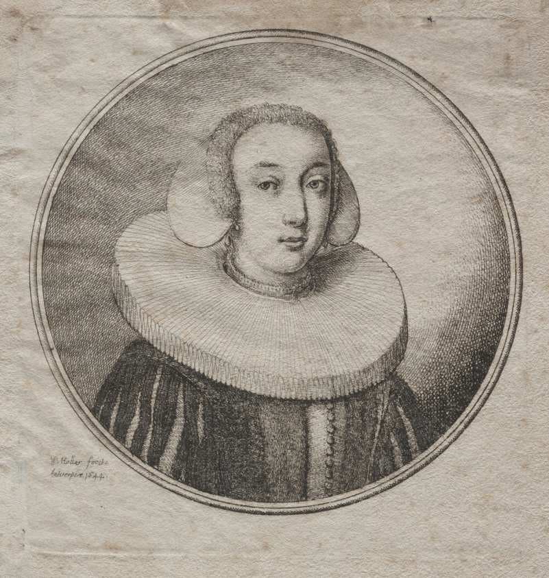 Woman with a Millstone Ruff — Wenceslaus Hollar