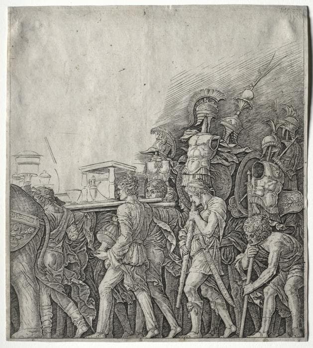 The Triumphs of Caesar: The Corselet Bearers — Giulio Campagnola