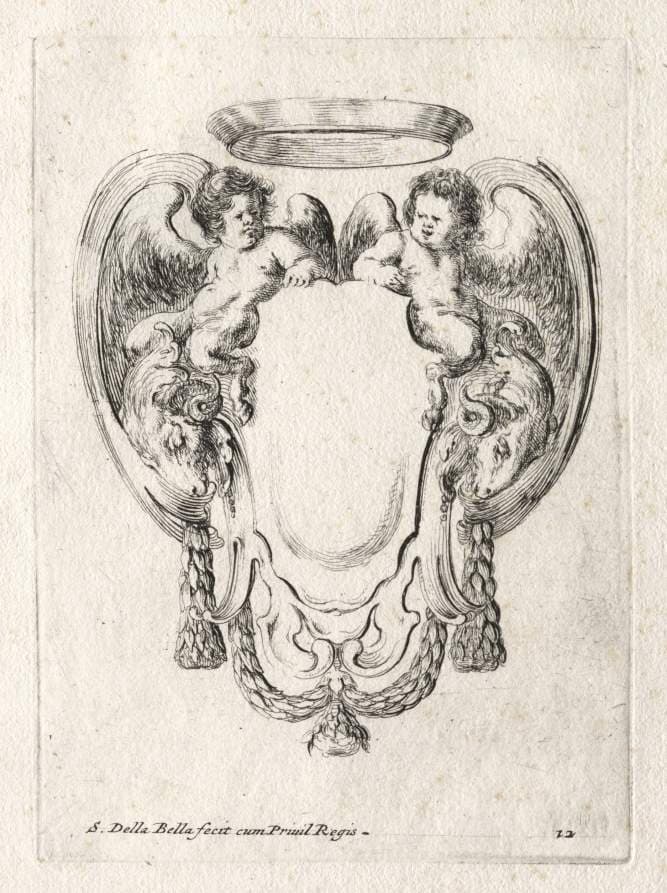 New Model for a Cartouche — Stefano Della Bella