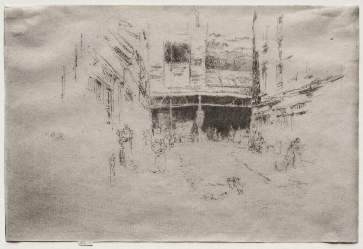Clothes Exchange, No. 1 — James Abbott McNeill Whistler