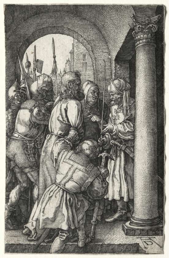 Christ Taken before Pilate — Albrecht Dürer