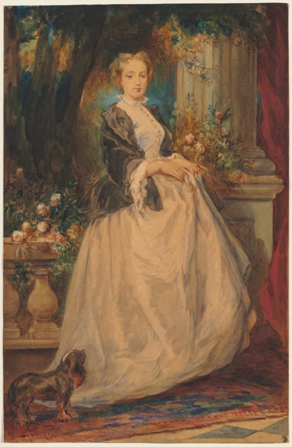 Portrait of Madame Thomas (née Camille Boucher) — Eugène Isabey
