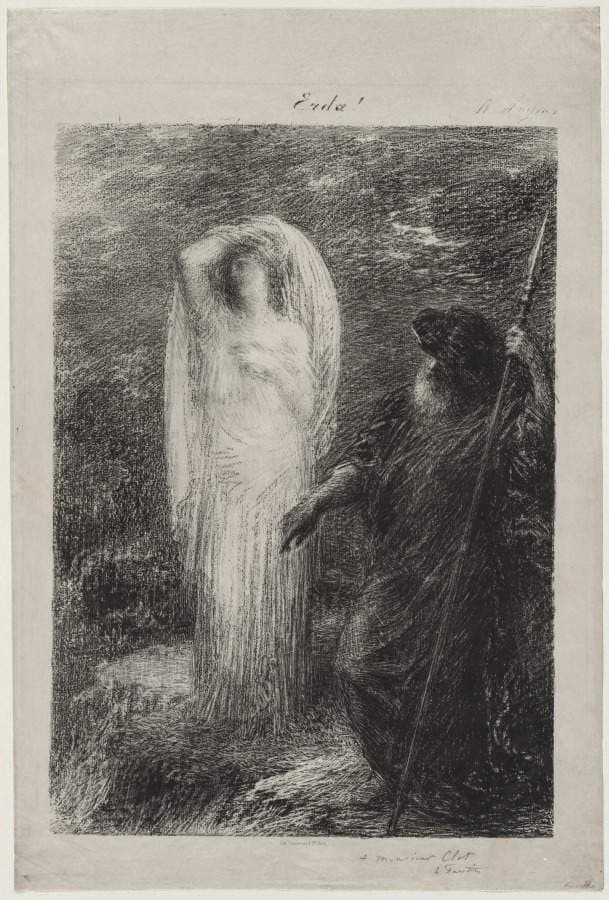 L'Evocation d'Erda — Henri Fantin-Latour