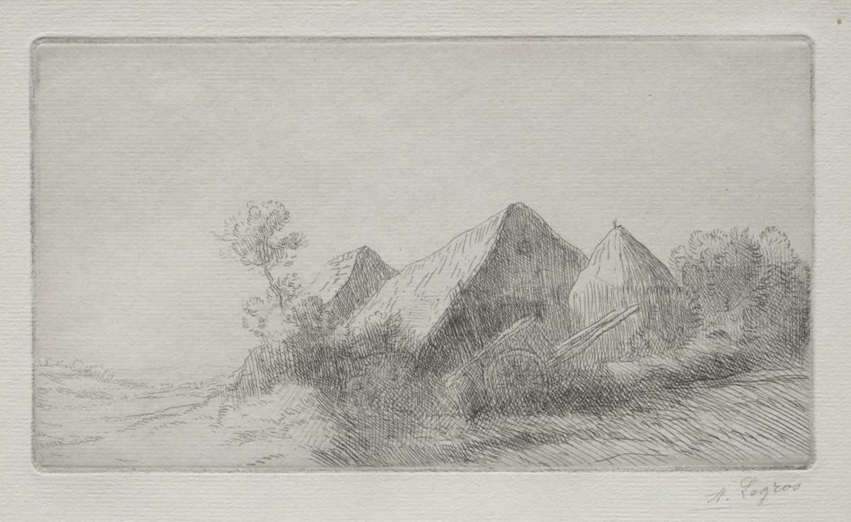 The Cart Shed — Alphonse Legros