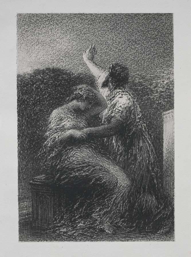 Le mage Baltajar et Fatime — Henri Fantin-Latour