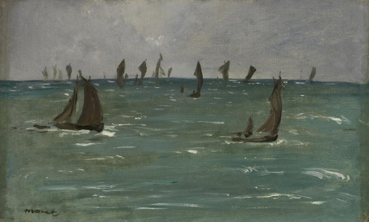 Boats at Berck-sur-Mer — Édouard Manet
