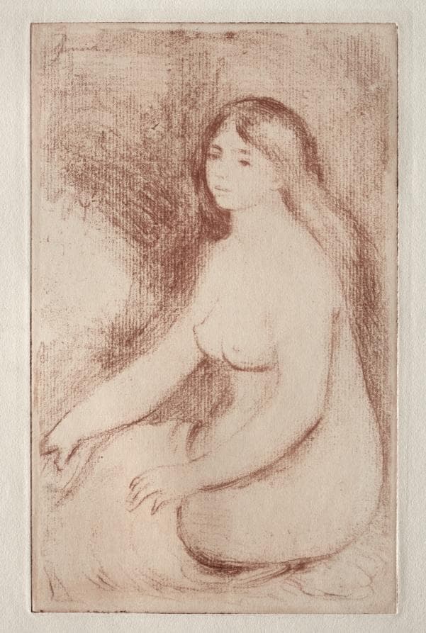 Baigneuse assise — Pierre-Auguste Renoir