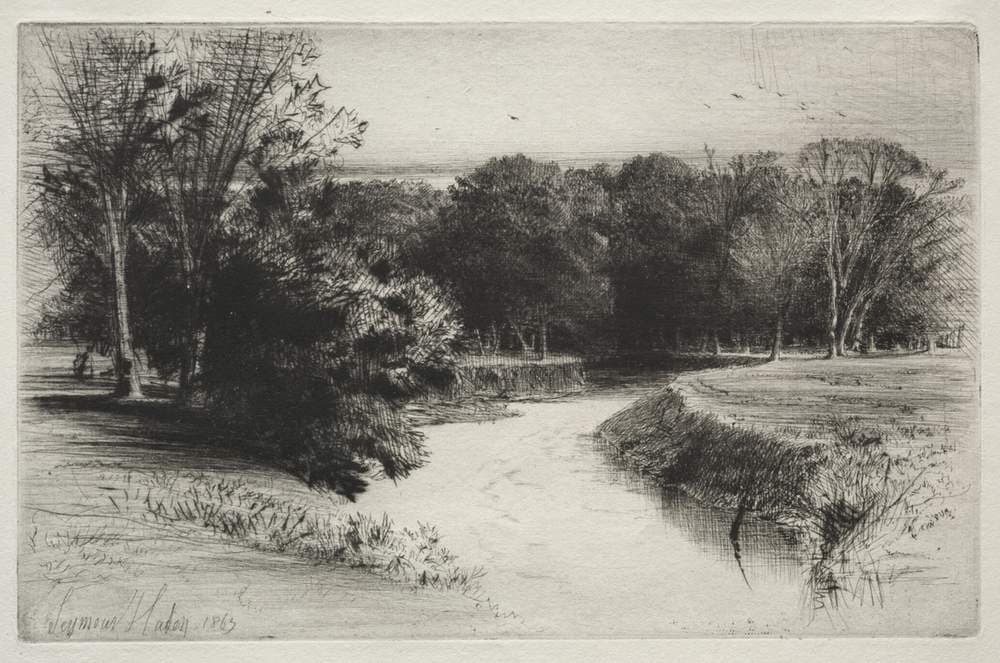 A Sunset in Ireland — Francis Seymour Haden