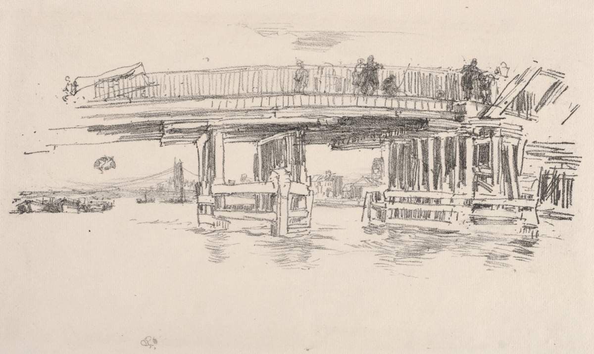 Old Battersea Bridge — James Abbott McNeill Whistler