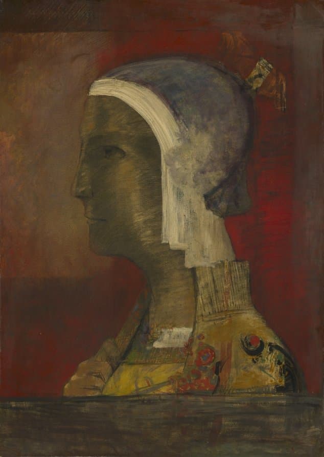 Symbolic Head — Odilon Redon