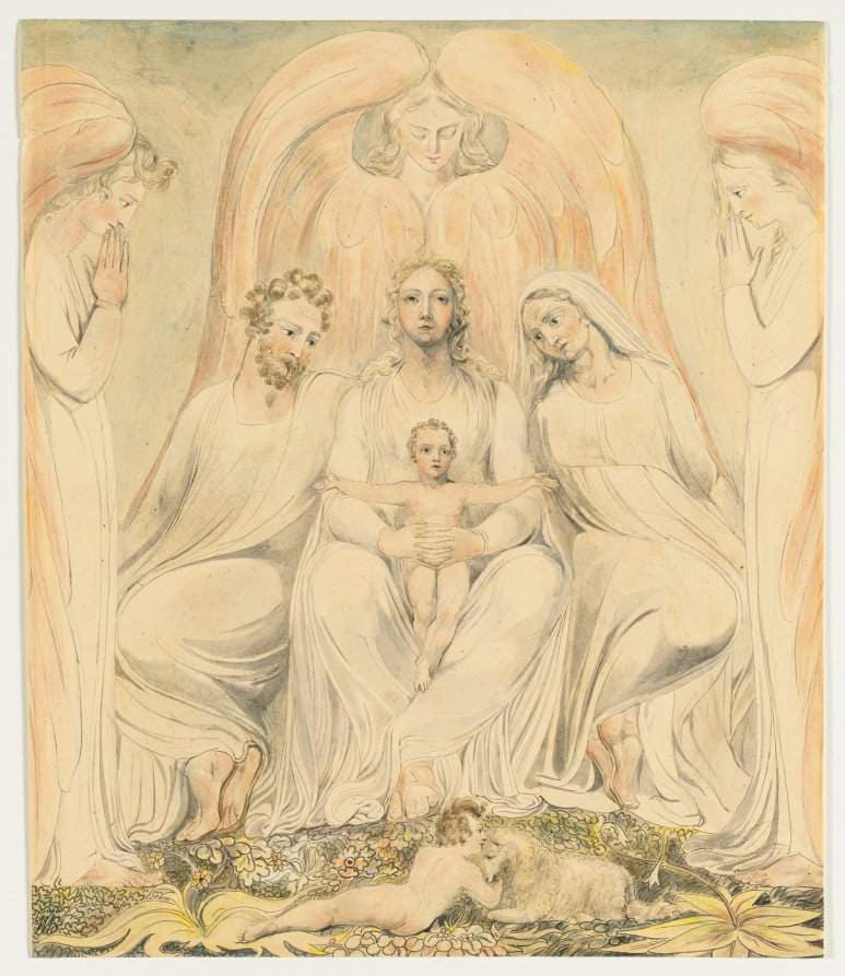 The Holy Family (Christ in the Lap of Truth) — William Blake