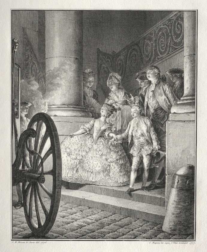 Rêtif de la Bretonne:  The Little Godparents — Jean-Michel Moreau the Younger