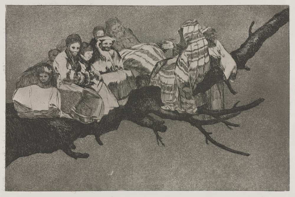The Proverbs:  Ridiculous Folly — Francisco Goya
