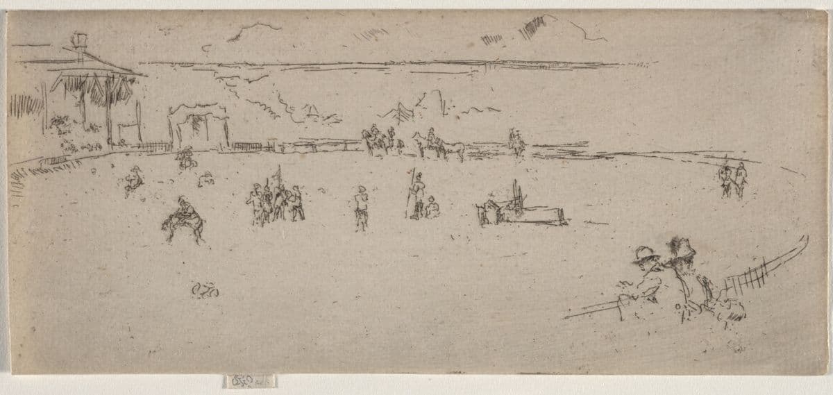 The Bucking Horse — James Abbott McNeill Whistler