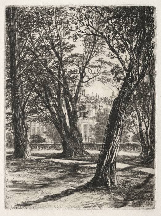 Kensington Gardens (The Small Plate) — Francis Seymour Haden