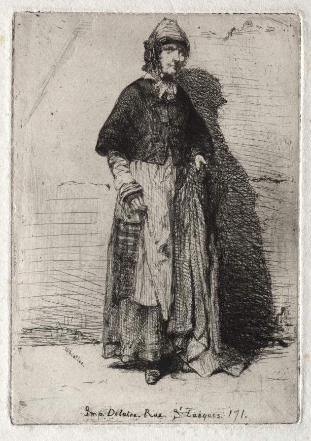 Twelve Etchings from Nature:  La Mère Gérard — James Abbott McNeill Whistler