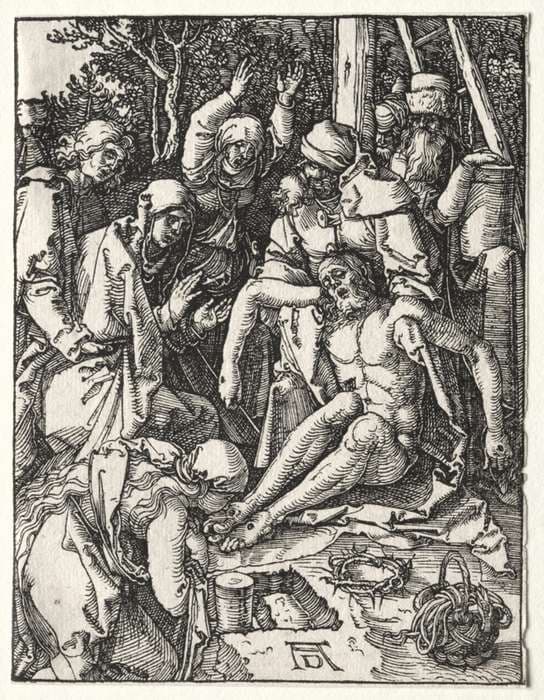 The Small Passion:  Lamentation — Albrecht Dürer