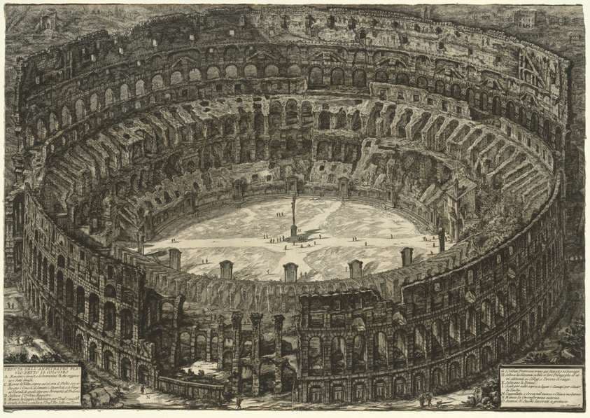 Views of Rome:  The Colosseum — Giovanni Battista Piranesi