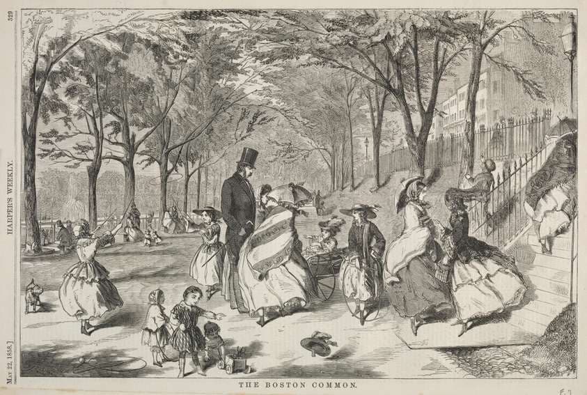 The Boston Common — Winslow Homer