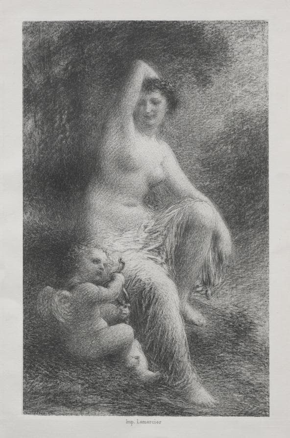 Venus and Cupid — Henri Fantin-Latour