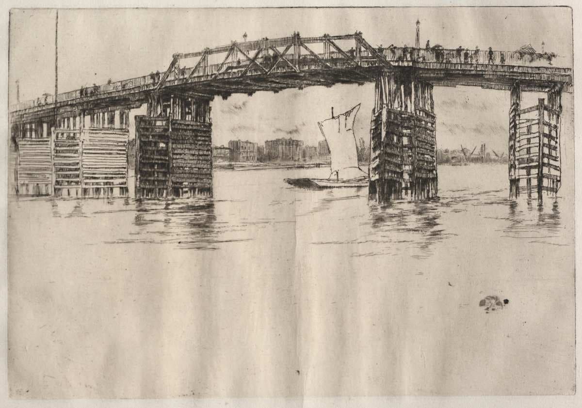 Old Battersea Bridge — James Abbott McNeill Whistler