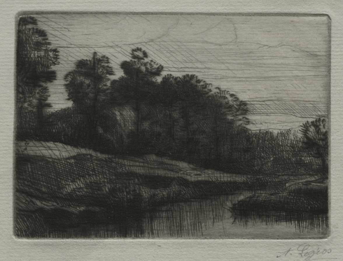 Evening — Alphonse Legros