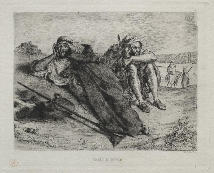 Arabes d'Oran — Eugène Delacroix