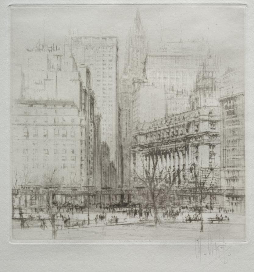 New York City:  Battery Place — William Walcot
