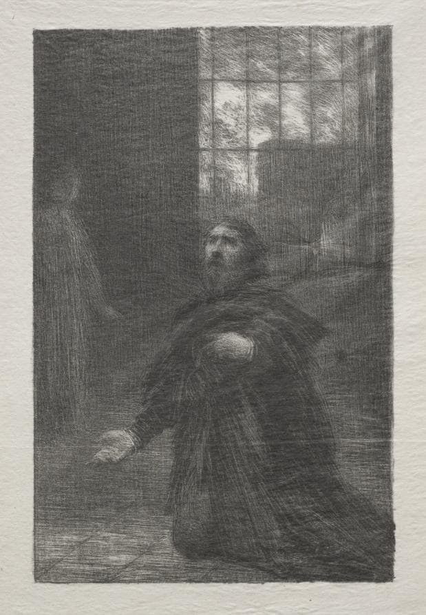 Rienzi, Act V: Rienzi’s Prayer — Henri Fantin-Latour