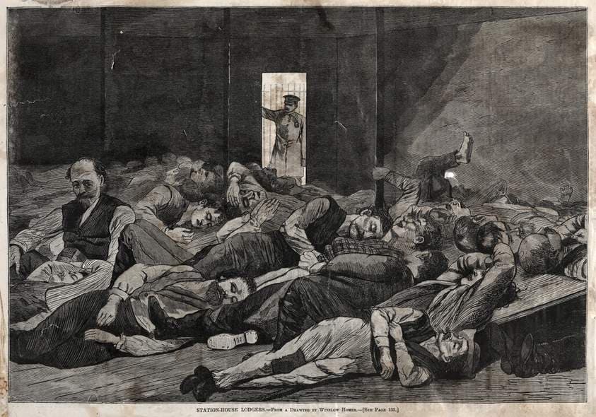 Station-House Lodgers — Winslow Homer