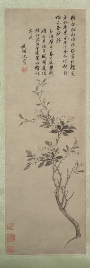 Flowering Crab Apple — Shen Zhou