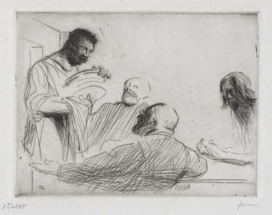 Avant le repas à Emmaus — Jean-Louis Forain