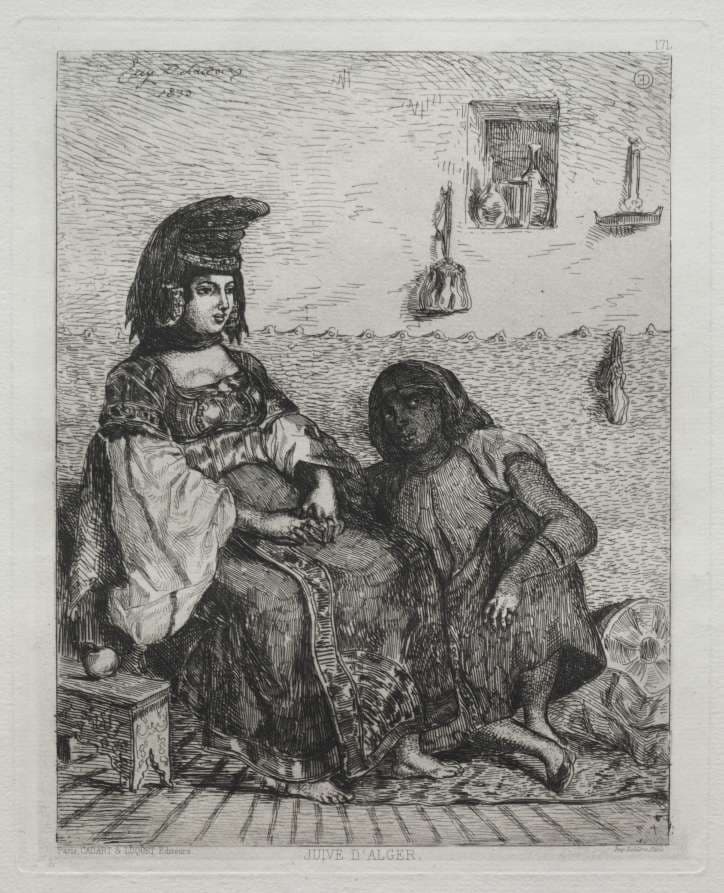 Jewish Woman of Algiers — Eugène Delacroix