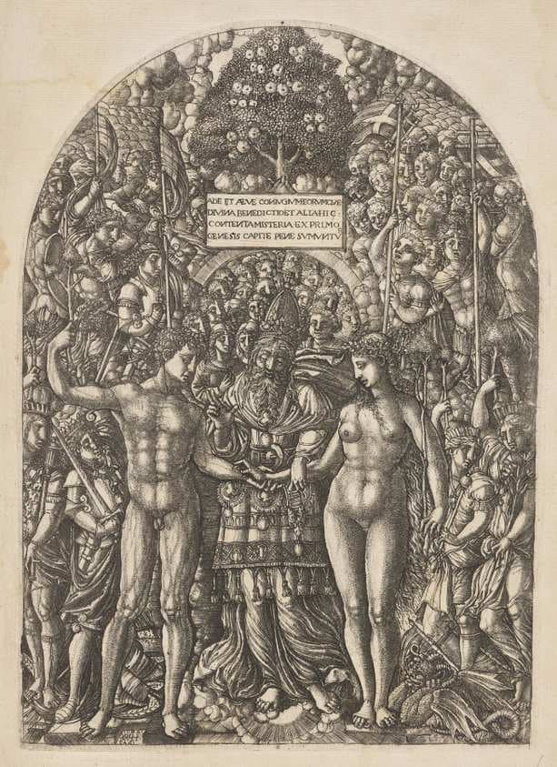 Marriage of Adam and Eve — Jean Duvet