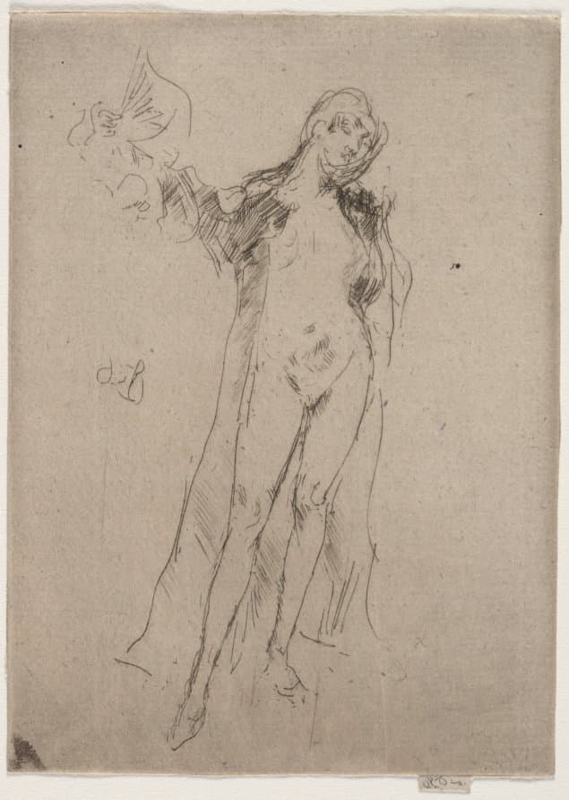 The Fan (Model No. 3) — James Abbott McNeill Whistler
