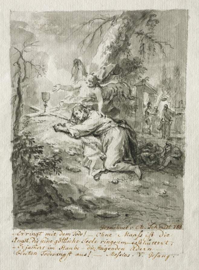 Christ on the Mount of Olives — Martin Johann Schmidt