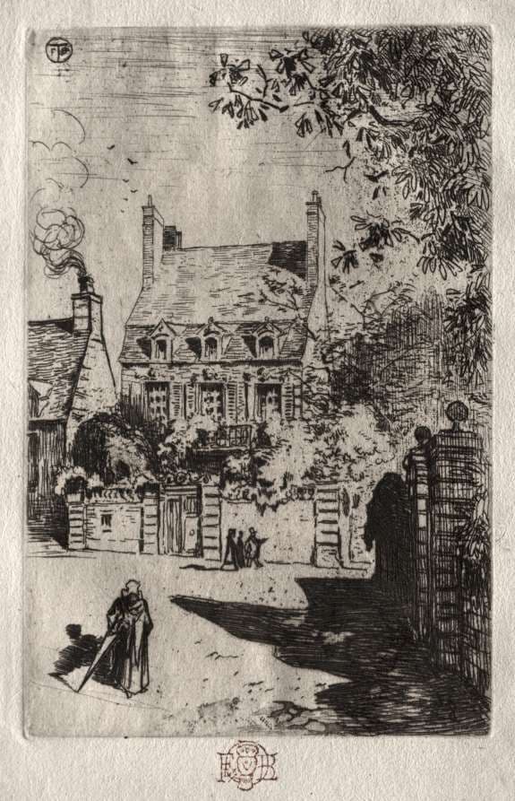 In Province: The House at Orléans — Félix-Hilaire Buhot