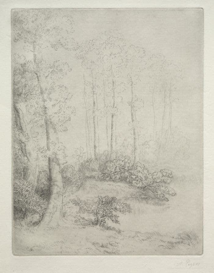 Edge of the Water (Au Bord de L'Eau) — Alphonse Legros
