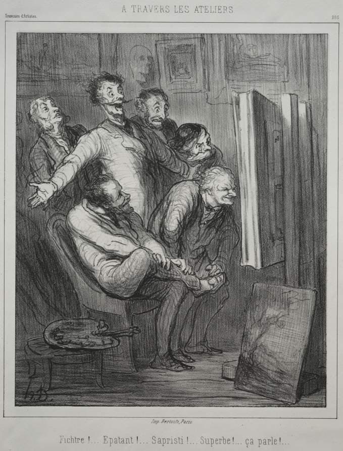Around the Studios — Honoré Daumier