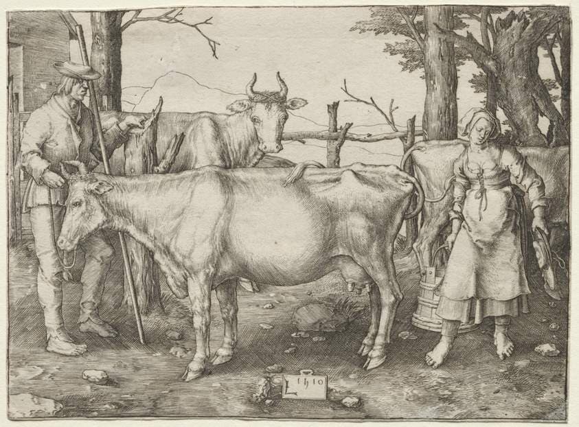 The Milkmaid — Lucas van Leyden