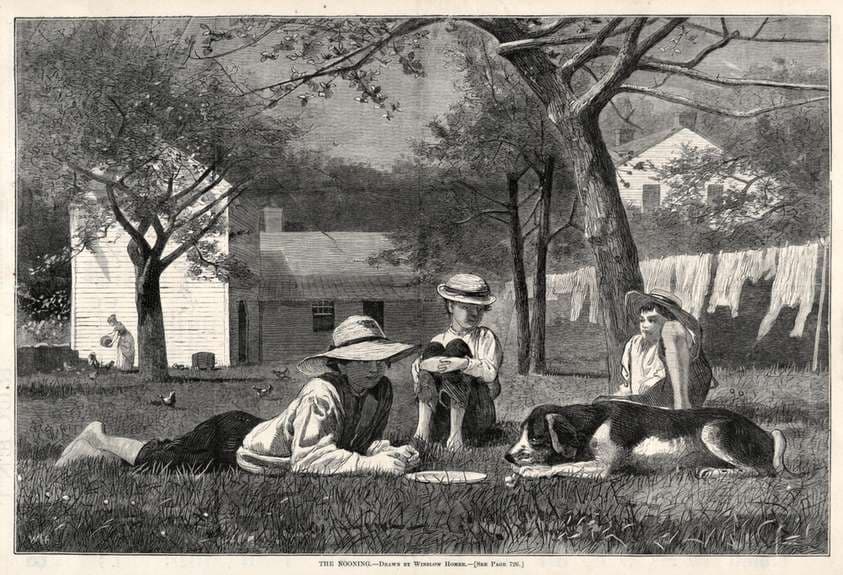 The Nooning — Winslow Homer